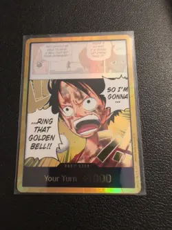 One Piece Adventure on Kami's Island OP15 EB04 Gold Don!! Card Monkey D Luffy - Image 1