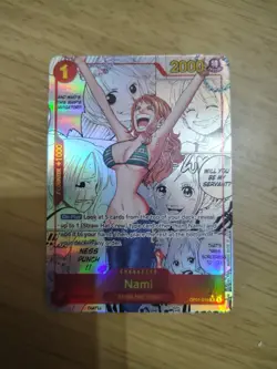 One Piece Nami Card TCG OP01-016 Manga PRB English Edition - Image 1