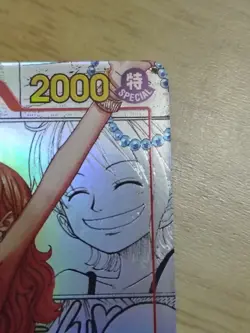 One Piece Nami Card TCG OP01-016 Manga PRB English Edition - Image 2