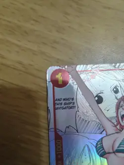 One Piece Nami Card TCG OP01-016 Manga PRB English Edition - Image 3