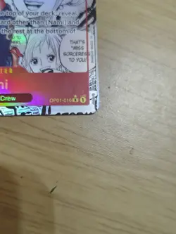 One Piece Nami Card TCG OP01-016 Manga PRB English Edition - Image 5