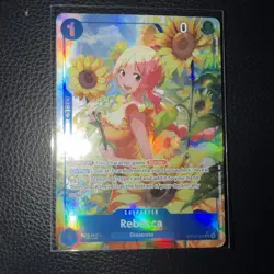 Rebecca OP15-053 SR Alt Art Parallel English One Piece TCG Adventure Kami Island - Image 1