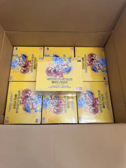 One Piece TCG OP15 Booster Box (24 Packs) Sealed English in hand - Image 2