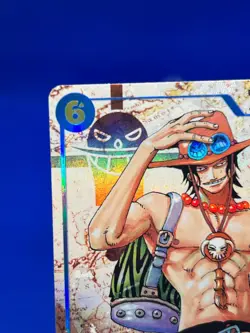 One Piece Carrying On His Will Portgas D Ace OP13-119 Alternate Alt Art SEC LP - Image 3