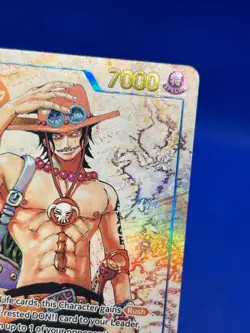 One Piece Carrying On His Will Portgas D Ace OP13-119 Alternate Alt Art SEC LP - Image 4