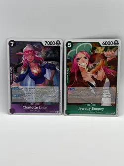One Piece TCG Authentic Heroines EB03 Holo Lot of 4 - Image 2
