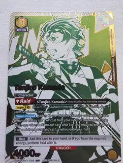 Union Arena Demon Slayer Rare Battle Tanjiro Kamado Top4 UAPR/KMY-1-008 English - Image 1