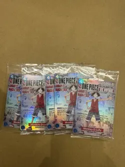 One Piece Monkey D. Luffy College Basketball Sealed Promo International Ship - Image 1