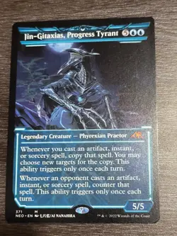 MTG Jin-Gitaxias, Progress Tyrant (Showcase) Kamigawa: Neon Dynasty Regular 371 - Image 1