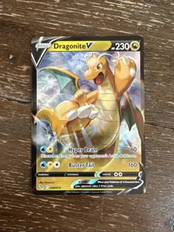 2022 Pokemon GO #049/078 Dragonite V Ultra Rare Mint - Image 1