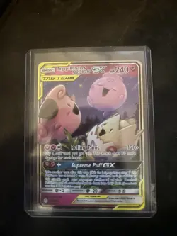 Pokemon Togepi & Cleffa & Igglybuff GX SM-Cosmic Eclipse Ultra Rare 143/236 Hol… - Image 1