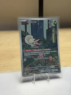 Shelmet 093/086, Illustration Rare, Scarlet & Violet White Flare, Pokemon TCG NM - Image 3