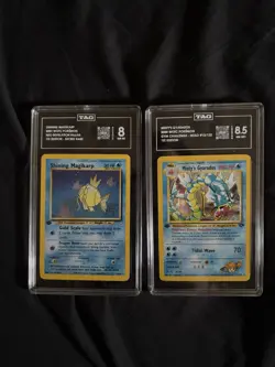 Pokemon TCG 1st Edition Holo Shining Magikarp & Misty's Gyarados Lot - Image 1
