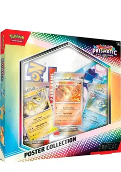 Pokemon TCG Scarlet & Violet Prismatic Evolutions Poster Collection Box - Image 1