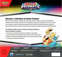 Pokemon TCG Scarlet & Violet Prismatic Evolutions Poster Collection Box - Image 2