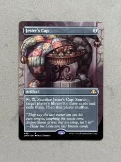 Jester's Cap - Borderless #449 Dominaria Remastered DMR Magic MTG - NM - Image 1