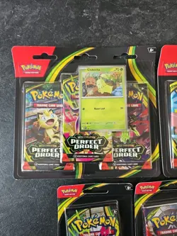 Pokemon Mega Evolution Perfect Order Blister Bundle Factory Sealed - Image 2