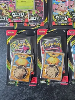 Pokemon Mega Evolution Perfect Order Blister Bundle Factory Sealed - Image 4