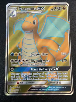 Pokemon TCG - Dragonite GX (Full Art) - SM - Unified Minds 229/236 Ultra Rare - Image 1