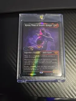 Magic the Gathering Kroxa, Titan of Death's Hunger Serial Numbered 384/500 - Image 2