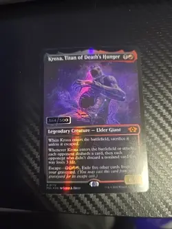 Magic the Gathering Kroxa, Titan of Death's Hunger Serial Numbered 384/500 - Image 3