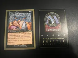 Recurring Nightmare - 1998 ~ Moderately Played World Championship Mtg Magic - Image 1