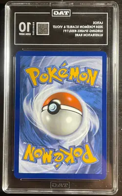 Pokemon Latios 203/191 SV08: Surging Sparks Illustration Rare Holo TAG 10 - Image 2