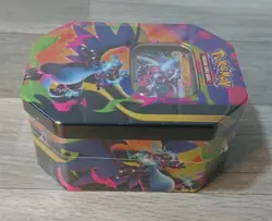 Pokemon TCG Mega Charizard Tin Mega Charizard X ex New Sealed - Image 3