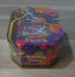 Pokemon TCG Mega Charizard Tin Mega Charizard X ex New Sealed - Image 4