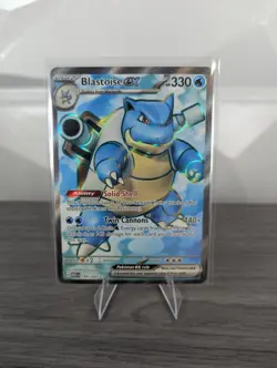 🌊 Pokemon TCG | Blastoise ex Ultra Rare — SV 151 #184/165 — NM — English 🌊 - Image 1