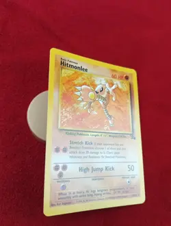 Hitmonlee - 22/62 Fossil - Pokemon TCG - 1999 LP / NM - Image 4