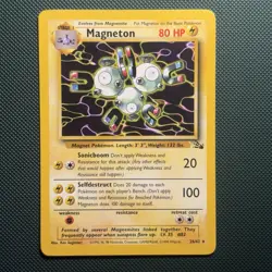 Pokemon Vintage Non-holo Rare Magneton 26/62 WoTC 1999 - Image 1