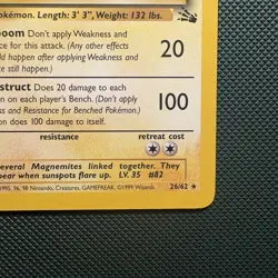 Pokemon Vintage Non-holo Rare Magneton 26/62 WoTC 1999 - Image 4