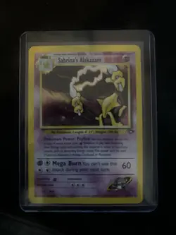 Pokemon TCG Sabrina's Alakazam Holo Rare 16/132 - Image 1