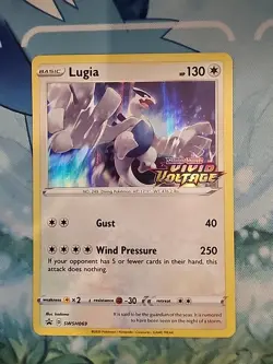Lugia SWSH069 Vivid Voltage Stamped Promo - Pokemon TCG - NM - Image 1