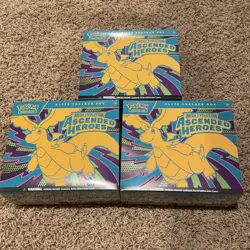 Pokemon Ascended Heroes Elite Trainer Box ETB Lot Of 3 IN HAND BRAND NEW SEALED - Image 1