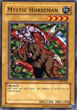 Mystic Horseman - SKE-007 - Common - 1st Edition Lightly Played Starter Deck Kai - Image 1