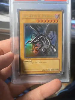 2003 Yu-Gi-Oh! Red-Eyes B. Dragon SDJ-001 1st Edition PSA 7 Near Mint - Image 2