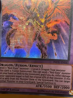 Meteor Black Comet Dragon - INOV-EN041 - Ultra Rare - 1st Edition - LP - Image 2