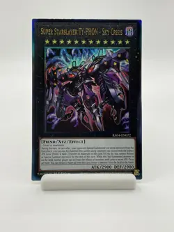 Yu-Gi-Oh! Super Starslayer Ty-phon-Sky Crisis RA04-EN072 Ultimate Rare 1st Ed. - Image 1