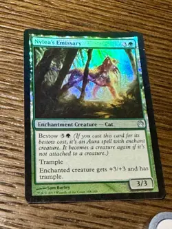Nylea's Emissary FOIL Theros NM Green Uncommon MAGIC GATHERING CARD - FREE SHIPP - Image 1