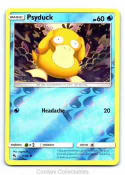 Psyduck 11/68 - Hidden Fates - Reverse Holo Pokemon Card - Near Mint - Image 1