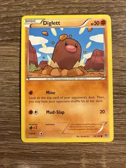 Diglett Pokemon Card XY Set 58/146 - Image 1