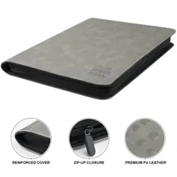Top Loader Card Binder 9 Pocket Hard Case Collectibles Sports Cards Holder 288 - Image 2