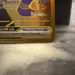 Pokemon Destined Rivals Cynthia's Garchomp EX Gold Hyper Rare Card 241/182 - Image 4