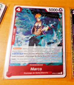 ONE PIECE CARD GAME RARE HOLO CARTE FRANCAISE OP02-018 FR JCC MINT - Image 1