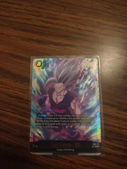 Bandai Dragon Ball Super Card Game Son Gohan SH FB07-121 Foil SCR Battle - Image 1