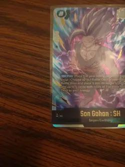 Bandai Dragon Ball Super Card Game Son Gohan SH FB07-121 Foil SCR Battle - Image 5