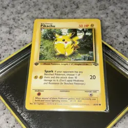1st Edition Pikachu 60/64 Mint! 💎 | Vintage WOTC Grail Card | Pokemon TCG NM - Image 1