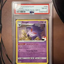 PSA 8 - Gengar 066/196 Prize Pack Series: 3 Pokemon Play! Graded Card - Image 1